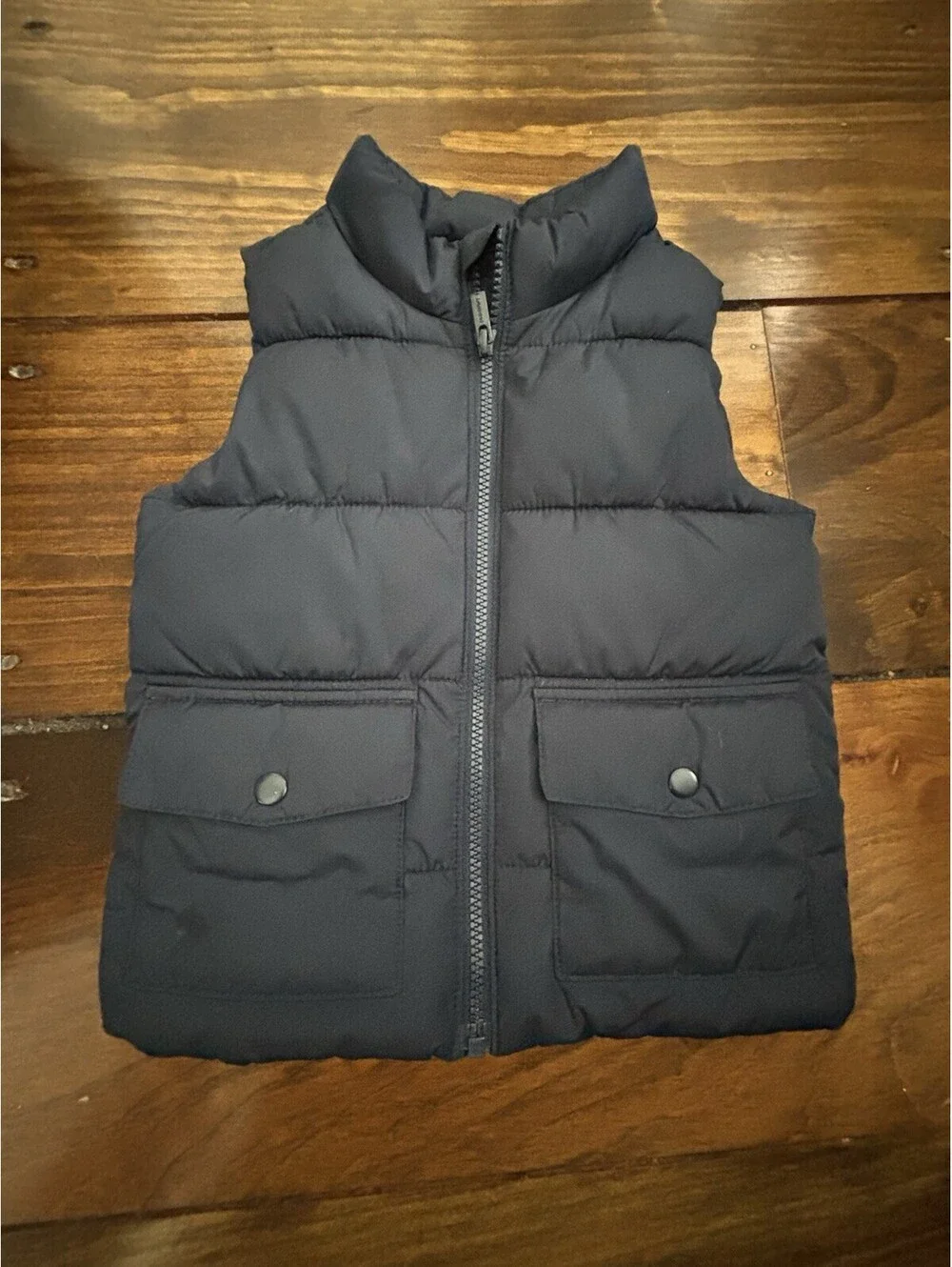 Old Navy 'Navy Blue' 4T Puffer Vest Full Zip